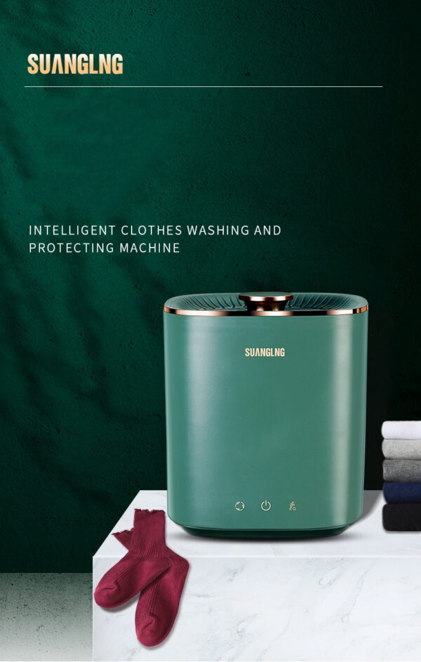 Portable Mini Automatic Washing Machine for Travel and Dorm Use 2