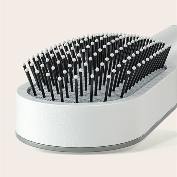 Self-Cleaning Hairbrush: One-Key, Anti-Static with Scalp Massage 2