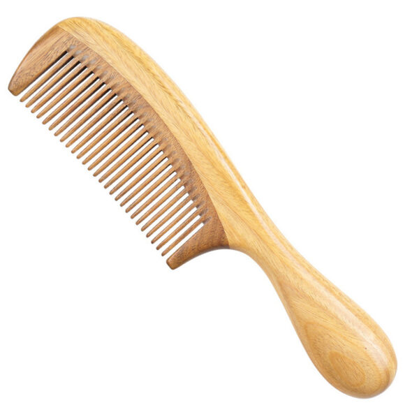 Green Sandalwood Hair Comb 3