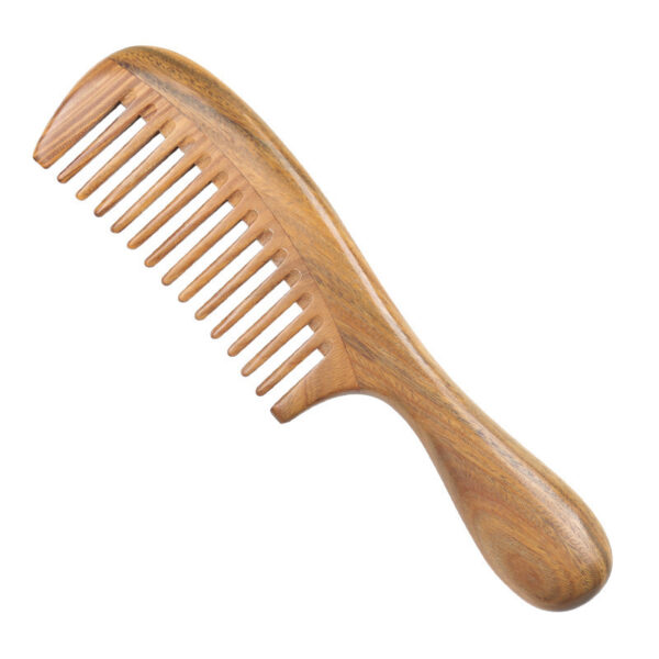 Green Sandalwood Hair Comb 2