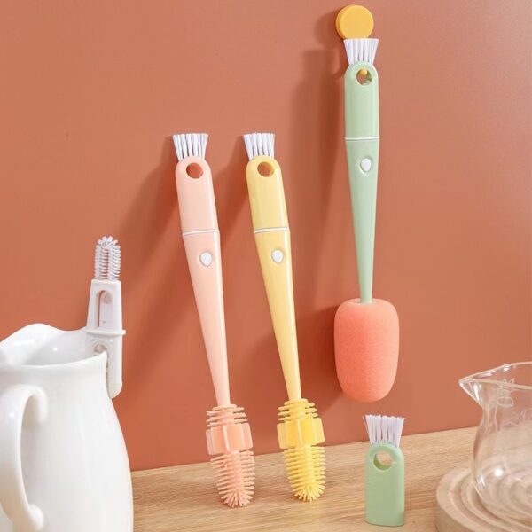 Multifunctional Four-in-One Cup Brush