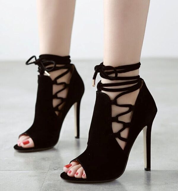 High Heeled Stiletto - Fish Mouth Roman Sandals 3