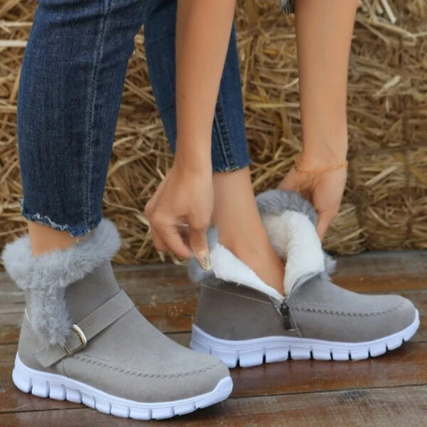 New winter boots women - buckle design 3