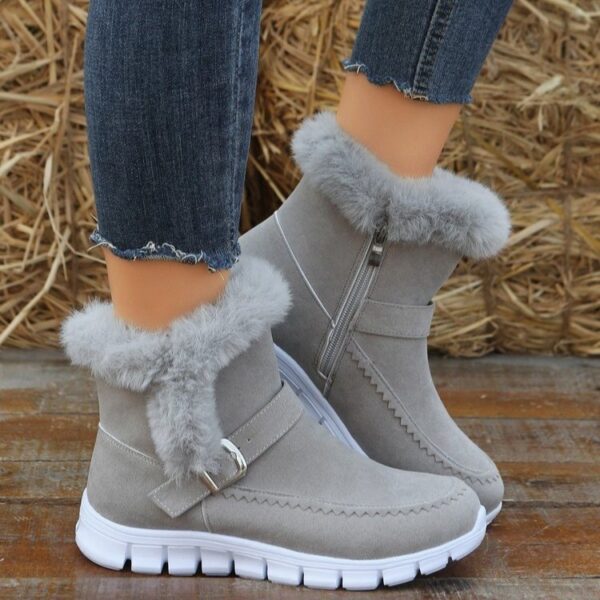 New winter boots women - buckle design 4