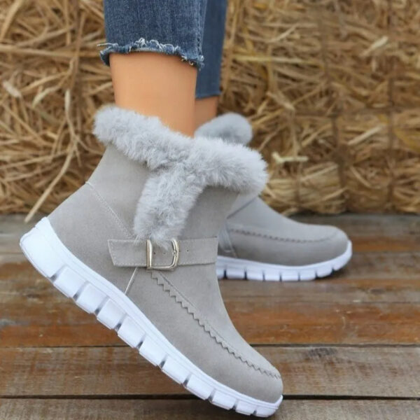 New winter boots women - buckle design 1