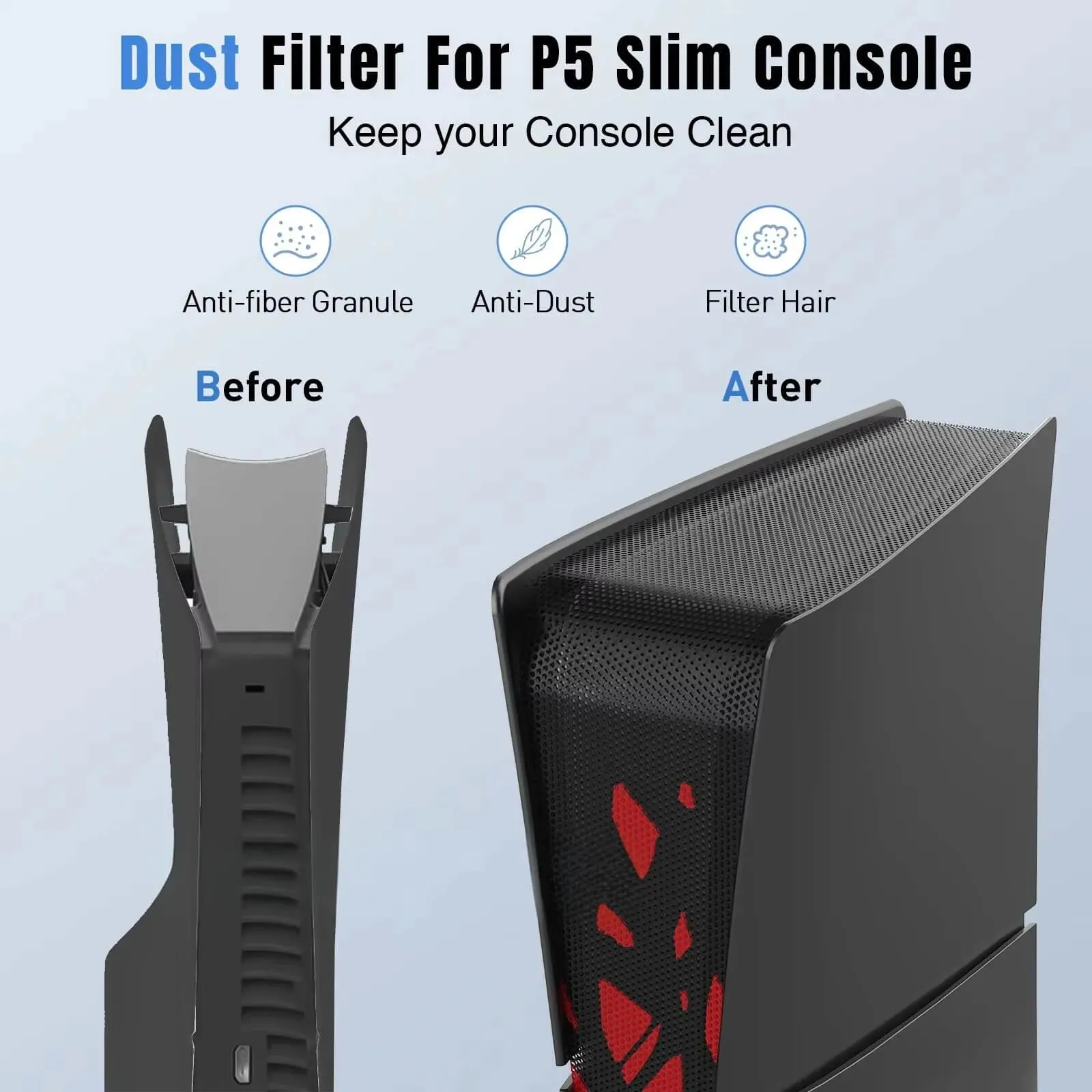 PS5 slim dust filter 4