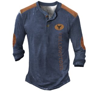 Henley T-shirt for Men